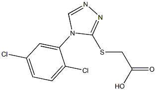 2-{[4-(2,5-dichlorophenyl)-4H-1,2,4-triazol-3-yl]sulfanyl}acetic acid