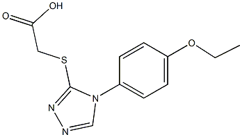 2-{[4-(4-ethoxyphenyl)-4H-1,2,4-triazol-3-yl]sulfanyl}acetic acid