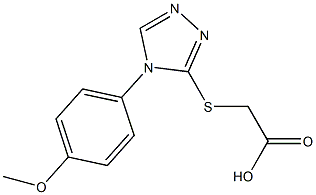 2-{[4-(4-methoxyphenyl)-4H-1,2,4-triazol-3-yl]sulfanyl}acetic acid