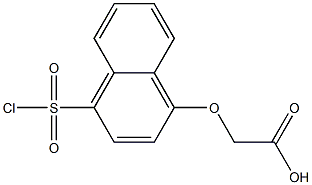 2-{[4-(chlorosulfonyl)naphthalen-1-yl]oxy}acetic acid|