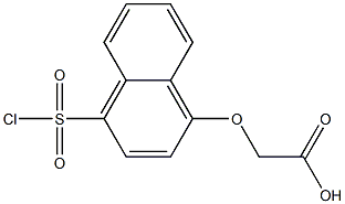  2-{[4-(chlorosulfonyl)naphthalen-1-yl]oxy}acetic acid