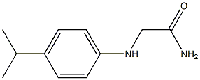 2-{[4-(propan-2-yl)phenyl]amino}acetamide Structure