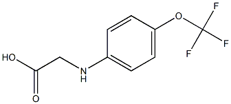 2-{[4-(trifluoromethoxy)phenyl]amino}acetic acid