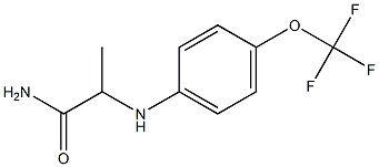 2-{[4-(trifluoromethoxy)phenyl]amino}propanamide|