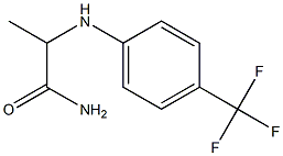 2-{[4-(trifluoromethyl)phenyl]amino}propanamide|