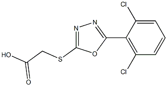 2-{[5-(2,6-dichlorophenyl)-1,3,4-oxadiazol-2-yl]sulfanyl}acetic acid