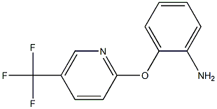 2-{[5-(trifluoromethyl)pyridin-2-yl]oxy}aniline,,结构式