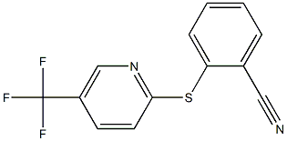 2-{[5-(trifluoromethyl)pyridin-2-yl]sulfanyl}benzonitrile 结构式