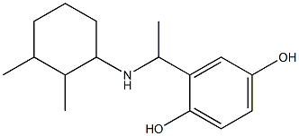  2-{1-[(2,3-dimethylcyclohexyl)amino]ethyl}benzene-1,4-diol