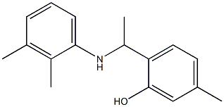 2-{1-[(2,3-dimethylphenyl)amino]ethyl}-5-methylphenol Structure