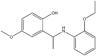 2-{1-[(2-ethoxyphenyl)amino]ethyl}-4-methoxyphenol