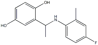 2-{1-[(4-fluoro-2-methylphenyl)amino]ethyl}benzene-1,4-diol