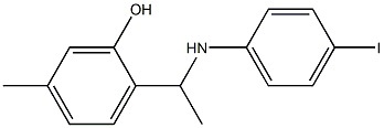  2-{1-[(4-iodophenyl)amino]ethyl}-5-methylphenol