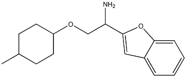  2-{1-amino-2-[(4-methylcyclohexyl)oxy]ethyl}-1-benzofuran