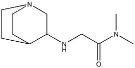 2-{1-azabicyclo[2.2.2]octan-3-ylamino}-N,N-dimethylacetamide|