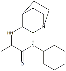 2-{1-azabicyclo[2.2.2]octan-3-ylamino}-N-cyclohexylpropanamide