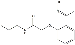  2-{2-[(1E)-N-hydroxyethanimidoyl]phenoxy}-N-isobutylacetamide