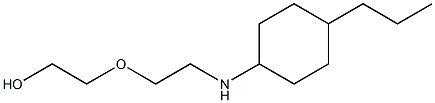 2-{2-[(4-propylcyclohexyl)amino]ethoxy}ethan-1-ol Structure