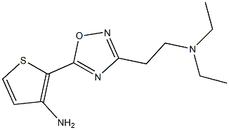 2-{3-[2-(diethylamino)ethyl]-1,2,4-oxadiazol-5-yl}thiophen-3-amine