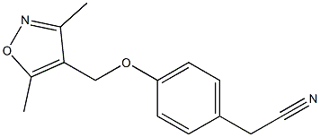 2-{4-[(3,5-dimethyl-1,2-oxazol-4-yl)methoxy]phenyl}acetonitrile|