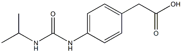 2-{4-[(propan-2-ylcarbamoyl)amino]phenyl}acetic acid