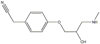  2-{4-[2-hydroxy-3-(methylamino)propoxy]phenyl}acetonitrile