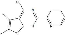 2-{4-chloro-5,6-dimethylthieno[2,3-d]pyrimidin-2-yl}pyridine