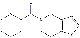 2-{4H,5H,6H,7H-thieno[3,2-c]pyridin-5-ylcarbonyl}piperidine 结构式