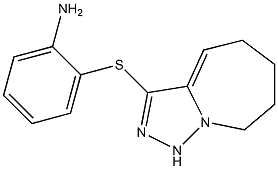 2-{5H,6H,7H,8H,9H-[1,2,4]triazolo[3,4-a]azepin-3-ylsulfanyl}aniline 结构式