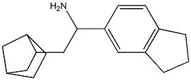2-{bicyclo[2.2.1]heptan-2-yl}-1-(2,3-dihydro-1H-inden-5-yl)ethan-1-amine Structure