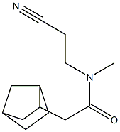 2-{bicyclo[2.2.1]heptan-2-yl}-N-(2-cyanoethyl)-N-methylacetamide