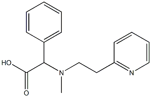 2-{methyl[2-(pyridin-2-yl)ethyl]amino}-2-phenylacetic acid