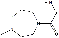 2-amino-1-(4-methyl-1,4-diazepan-1-yl)ethan-1-one Struktur
