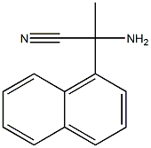 2-amino-2-(1-naphthyl)propanenitrile 结构式