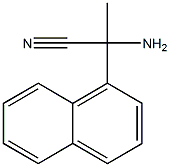 2-amino-2-(1-naphthyl)propanenitrile Struktur