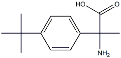 2-amino-2-(4-tert-butylphenyl)propanoic acid Structure