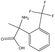 2-amino-2-[2-(trifluoromethyl)phenyl]propanoic acid Structure