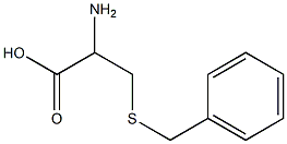 2-amino-3-(benzylthio)propanoic acid 化学構造式