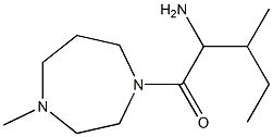 2-amino-3-methyl-1-(4-methyl-1,4-diazepan-1-yl)pentan-1-one