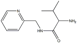 2-amino-3-methyl-N-(pyridin-2-ylmethyl)butanamide Structure