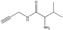 2-amino-3-methyl-N-prop-2-ynylbutanamide Structure