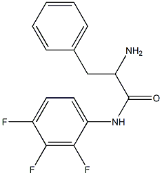 2-amino-3-phenyl-N-(2,3,4-trifluorophenyl)propanamide Structure