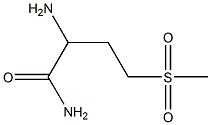 2-amino-4-(methylsulfonyl)butanamide Structure