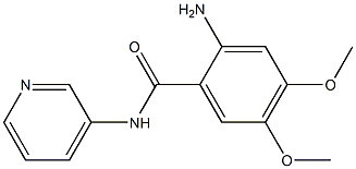 2-amino-4,5-dimethoxy-N-pyridin-3-ylbenzamide Structure