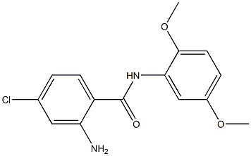 2-amino-4-chloro-N-(2,5-dimethoxyphenyl)benzamide Structure