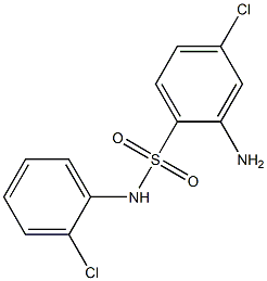 2-amino-4-chloro-N-(2-chlorophenyl)benzene-1-sulfonamide