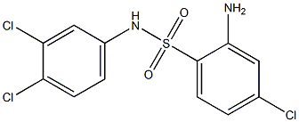  2-amino-4-chloro-N-(3,4-dichlorophenyl)benzene-1-sulfonamide