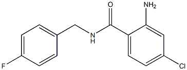 2-amino-4-chloro-N-(4-fluorobenzyl)benzamide Structure