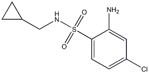 2-amino-4-chloro-N-(cyclopropylmethyl)benzene-1-sulfonamide