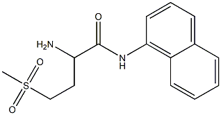 2-amino-4-methanesulfonyl-N-(naphthalen-1-yl)butanamide Structure